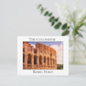 Het Colosseum, Rome, Italië Briefkaart (Staand voorkant)
