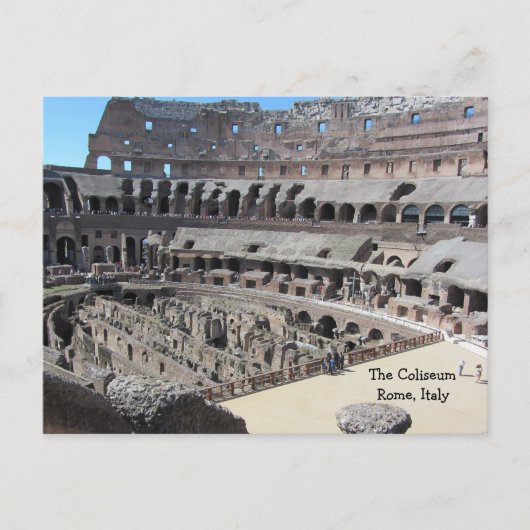 Het Colosseum - Rome Italië Briefkaart (Voorkant)