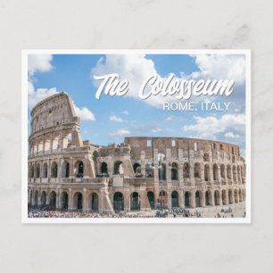 Het Colosseum Rome Italië Foto Briefkaart