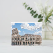 Het Colosseum Rome Italië Foto Briefkaart (Staand voorkant)