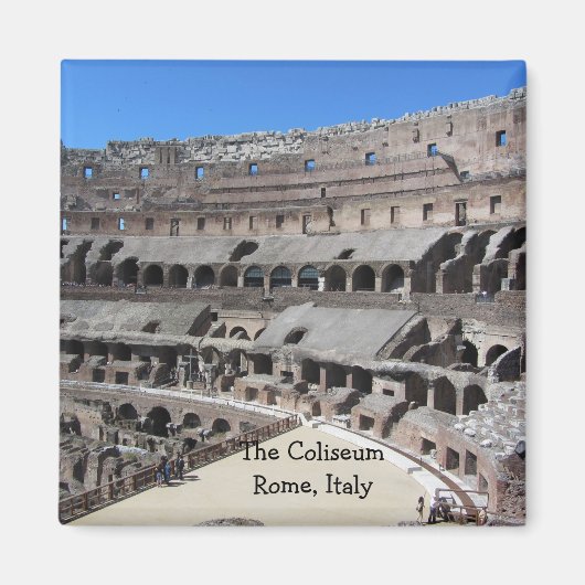 Het Colosseum, Rome Italië Magneet (Voorkant)