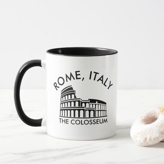 Het Colosseum, Rome, Italië Mok (Met donut)