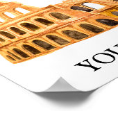 Het Colosseum Rome, Italië Persoonlijk ontwerp Poster (Hoek)