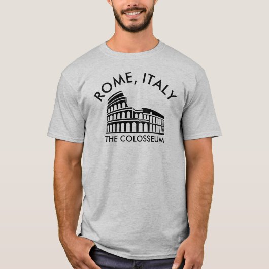 Het Colosseum, Rome, Italië T-shirt (Voorkant)