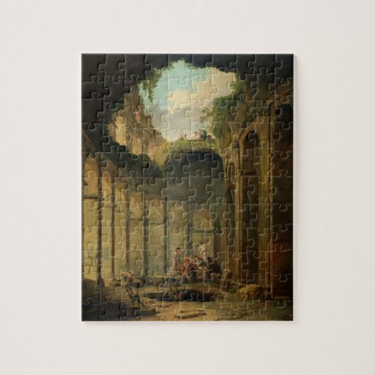 Het Colosseum, Rome (olie op doek) Legpuzzel (Verticaal)