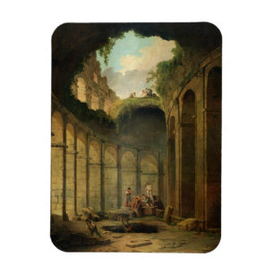 Het Colosseum, Rome (olie op doek) Magneet