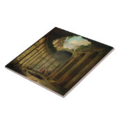 Het Colosseum, Rome (olie op doek) Tegeltje (Zijkant)