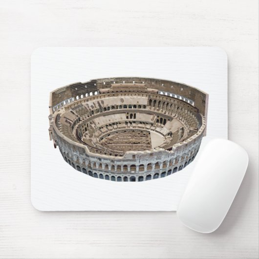 Het Colosseum van Rome: 3D-model: Muismat (Met muis)