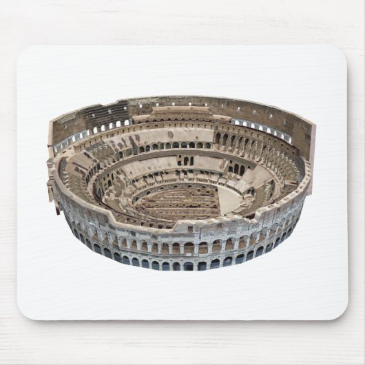Het Colosseum van Rome: 3D-model: Muismat (Voorkant)