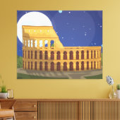 Het Colosseum van Rome Canvas Afdruk (Insitu (Woonkamer))