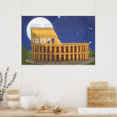 Het Colosseum van Rome Poster (Keuken)