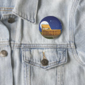 Het Colosseum van Rome Ronde Button 5,7 Cm (In situ)