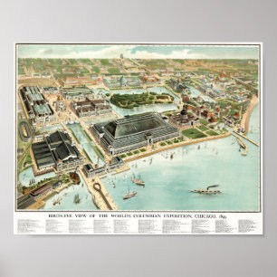 Het Columbiaanse Uitzicht van het Oogvlies van de  Poster