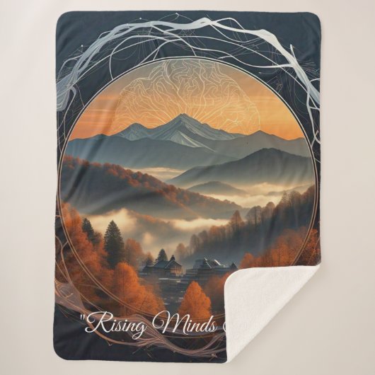 "Het combineren van de intelligentie van de Natuur Sherpa Deken (Voorkant)