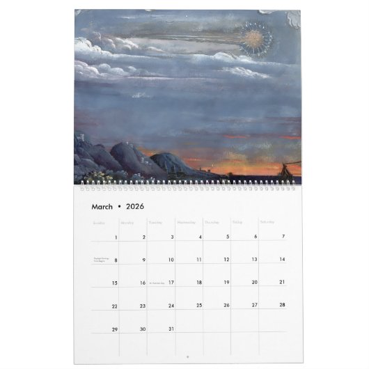 Het Comet Book - Art Agenda Kalender (Mar 2026)