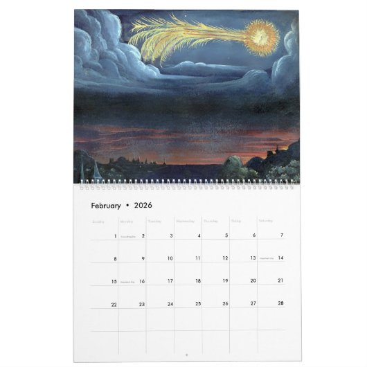Het Comet Book -  Art Agenda Kalender (Feb 2026)
