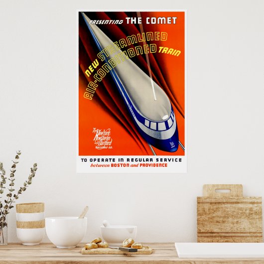 Het Comet -  Poster (Keuken)