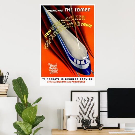 Het Comet -  Poster (Thuiskantoor)