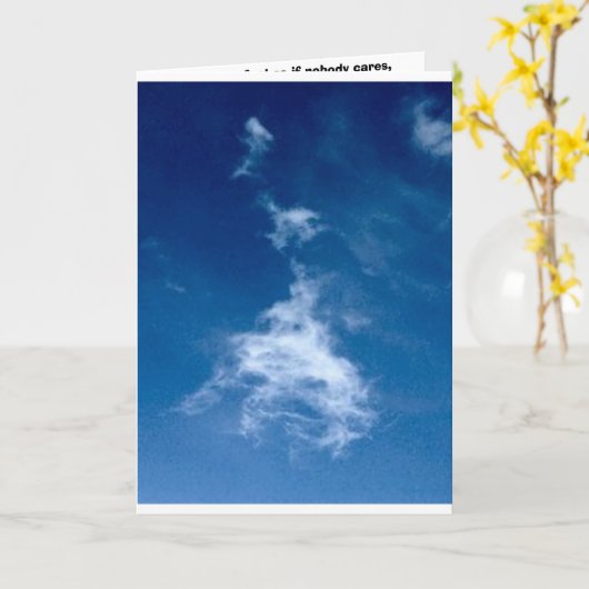 Het comfort kaart (Gele Bloem)