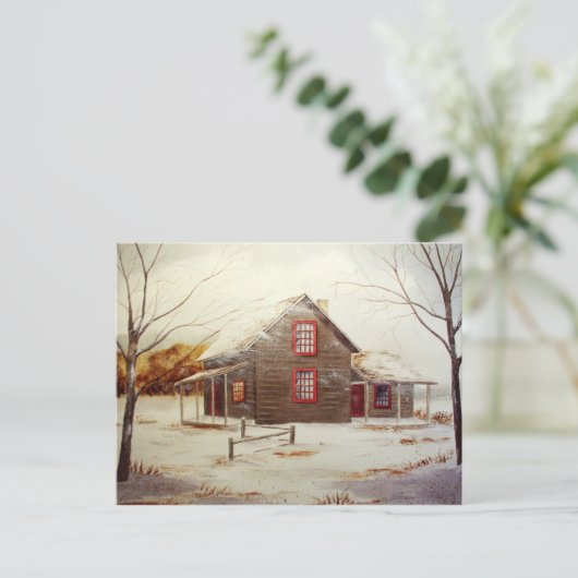 Het comfortabele Briefkaart van de Cabine (Staand voorkant)