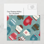 Het comfortabele Briefkaart van de Vakantie van (Voorkant / Achterkant)