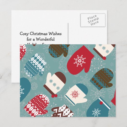 Het comfortabele Briefkaart van de Vakantie van (Voorkant / Achterkant)