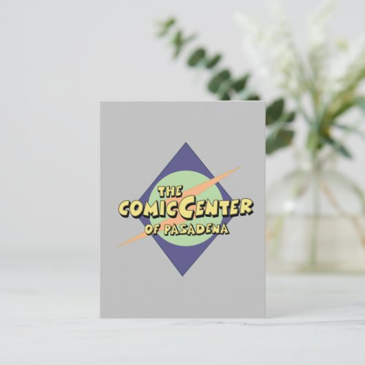 Het Comic Center van Pasadena Briefkaart (Staand voorkant)