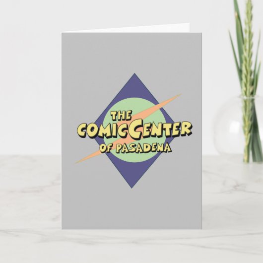 Het Comic Center van Pasadena Kaart (Voorkant)