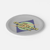 Het Comic Center van Pasadena Papieren Bordje (Gekanteld)