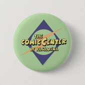 Het Comic Center van Pasadena Ronde Button 5,7 Cm (Voorkant)