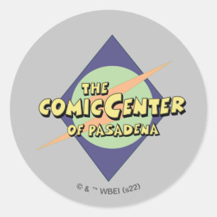 Het Comic Center van Pasadena Ronde Sticker
