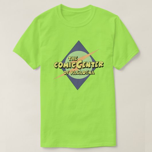 Het Comic Center van Pasadena T-shirt (Design voorkant)