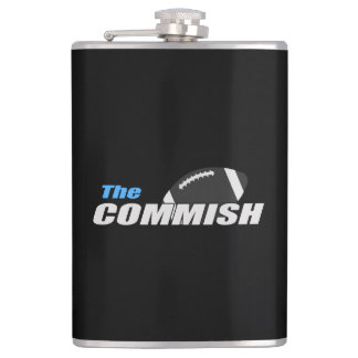 Het Commish Flask Fantasy Football Heupfles