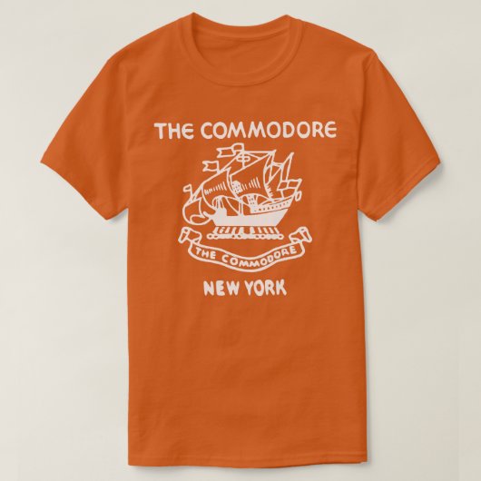 Het Commodore Hotel  Hotel Matchbook T-shirt (Design voorkant)