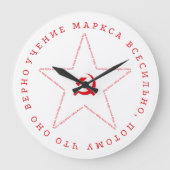 Het communisme zal winnen grote klok (Voorkant)