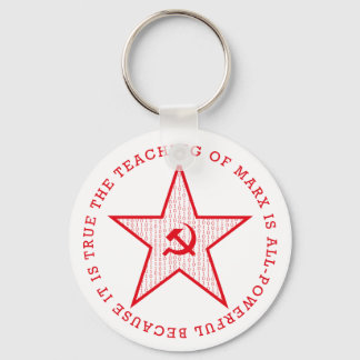 Het communisme zal winnen sleutelhanger