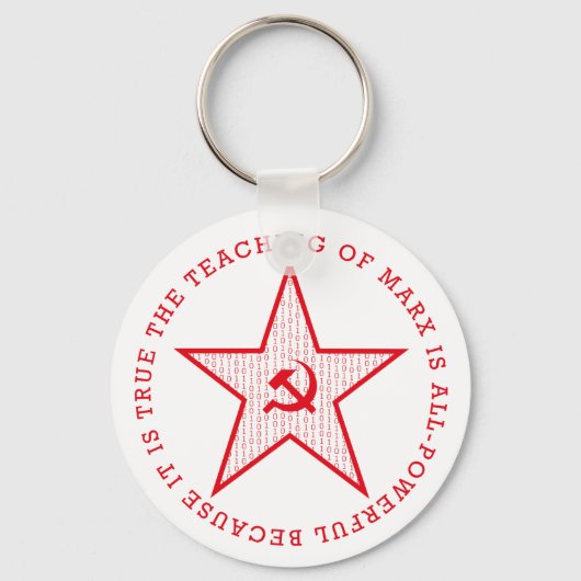 Het communisme zal winnen sleutelhanger (Voorkant)