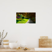 Het Como Bellagio Walkway Autumn in Italië Poster (Keuken)