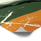 Het Como Italië-reisposter. Poster (Hoek)