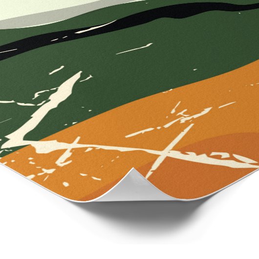 Het Como Italië-reisposter. Poster (Hoek)