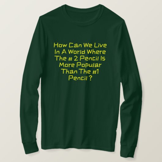 Het complot rond het #2 potlood - t-shirt (Design voorkant)