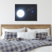 Het concept dat van de kunstenaar het binaire ster canvas afdruk (Insitu (Slaapkamer))