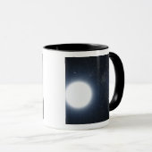 Het concept dat van de kunstenaar het binaire ster mok (Voorkant rechts)