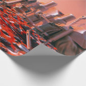 Het concept Kunst van de Toekomstige Beheerde Miss Cadeaupapier (Hoek)