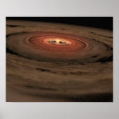 Het concept mini-zonnestelsel van kunstenaars in h poster (Voorkant)