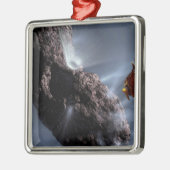 Het concept van de diepgravende botenteller van de metalen ornament (Links)