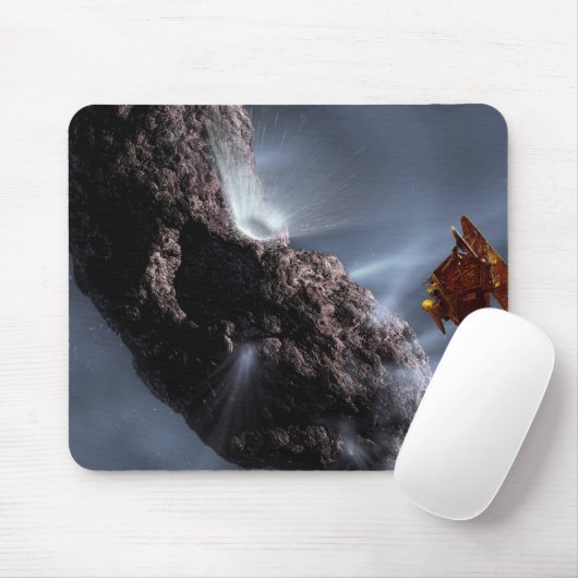 Het concept van de diepgravende botenteller van de muismat (Met muis)