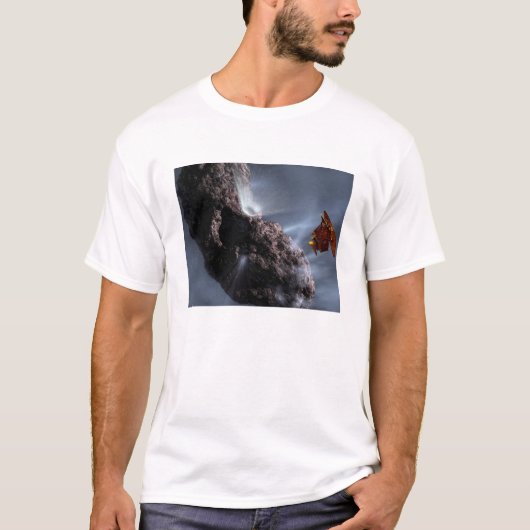 Het concept van de diepgravende botenteller van de t-shirt (Voorkant)