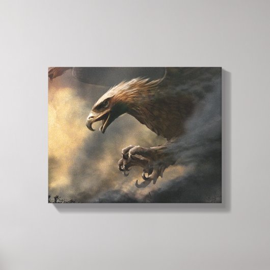 Het concept van de grote adelaars canvas afdruk (Voorkant)