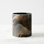 Het concept van de grote adelaars tweekleurige koffiemok (Center)